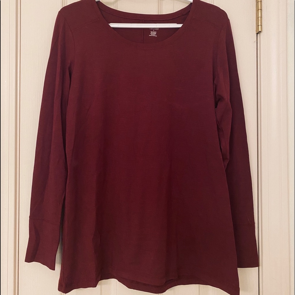 NWT a.n.a LONG SLEEVE SHIRT size L